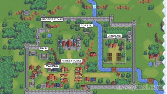 3分钟了解复古怀旧像素风格链游 Defi Kingdoms，让投资像玩游戏一般有趣-地图