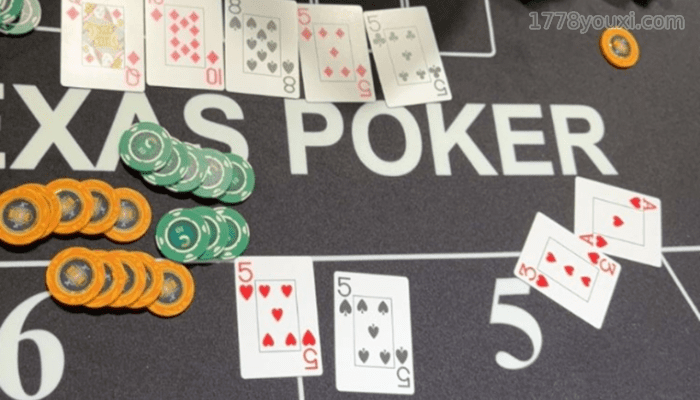 无限注德州扑克线下局：中了四条应该怎么打？